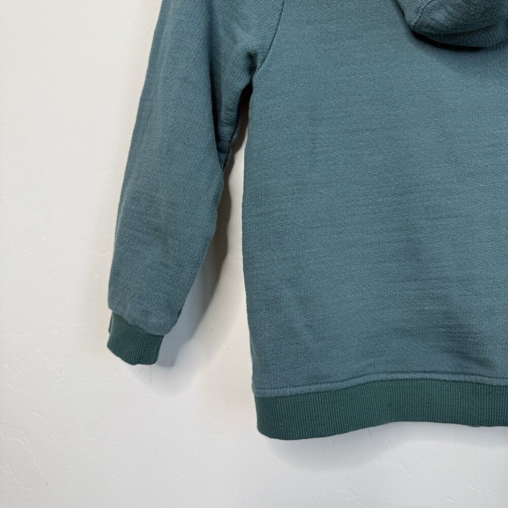 Me & Henry Kids 6/7 Years Teal Blue Dog Logo Zip Up Hoodie Jacket Outdoor Play - Picture 8 of 11